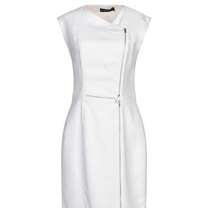 Porsche Design White Zipper Dressm Size 38/US8